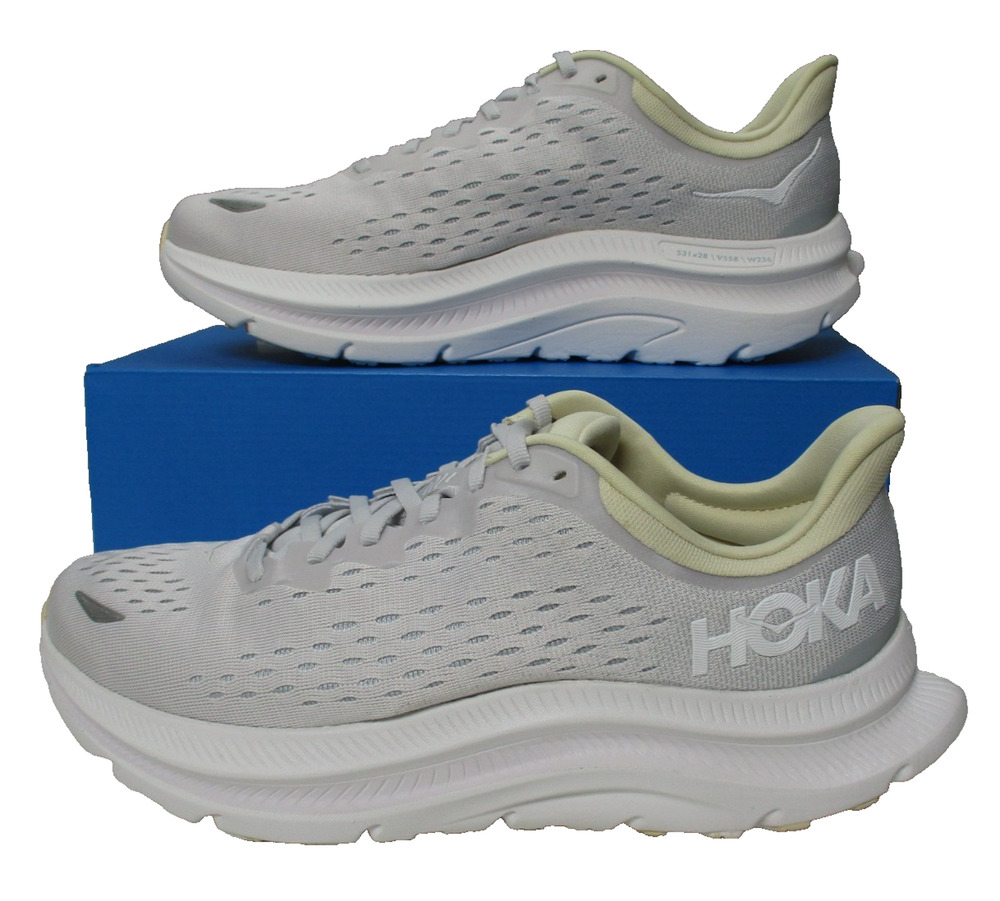 Hoka One One Kawana Nimbus Cloud Running Shoes Womens Sz 10 B Gray/Beige